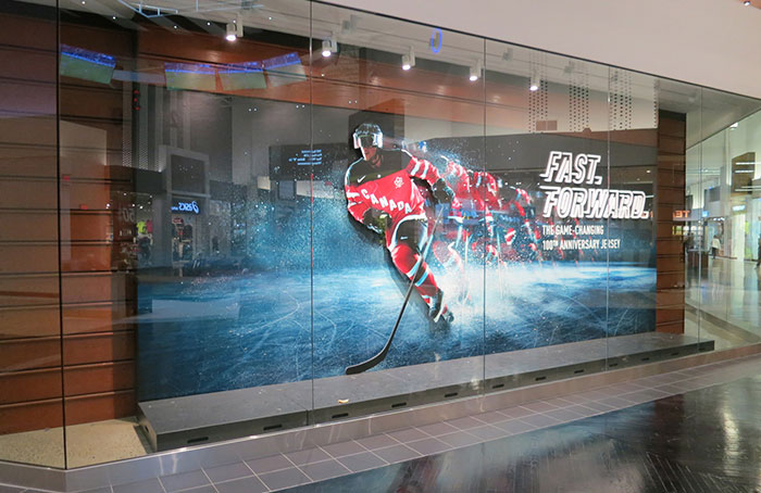 Nike store window display